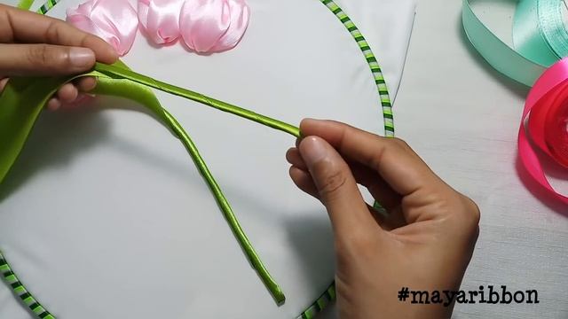 004_Ribbon Embroidery Flower - Hướng dẫn thêu hoa tulip bằng ruy băng смотреть онлайн