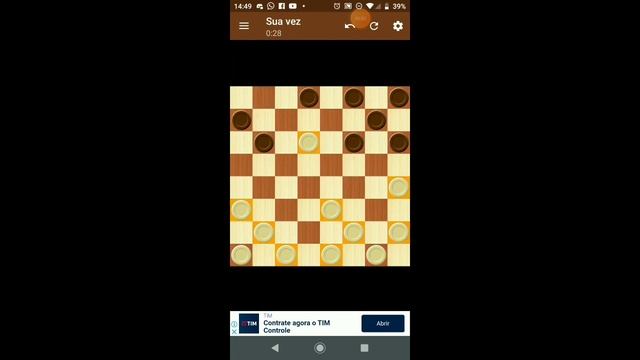 Jogando Damas no celular ( Jogo de tabuleiro). ? смотреть онлайн
