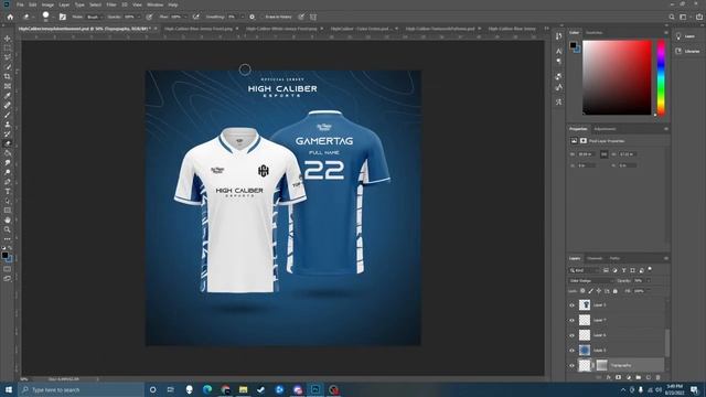 ESPORTS JERSEY Advertisement [SPEED ART] (Photoshop)