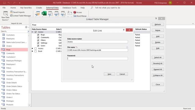How to Edit Data Source of Linked table in MS Access - Office 365 смотреть онлайн