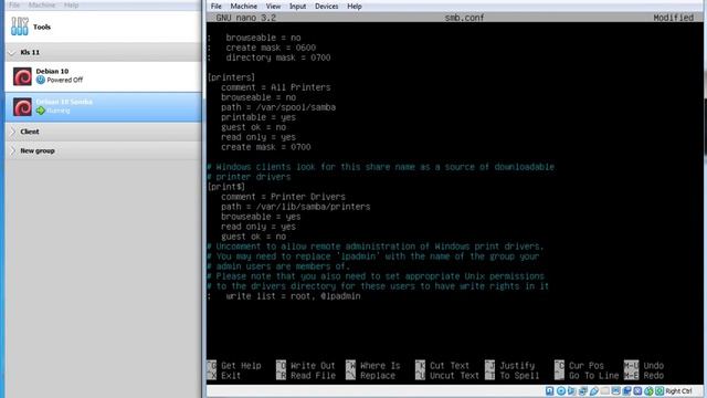 5.2 Konfigurasi Samba Tanpa User Login di Server Debian 10 смотреть онлайн