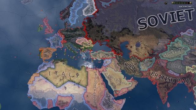 If France annexed the Benelux - Hoi4 Timelapse смотреть онлайн