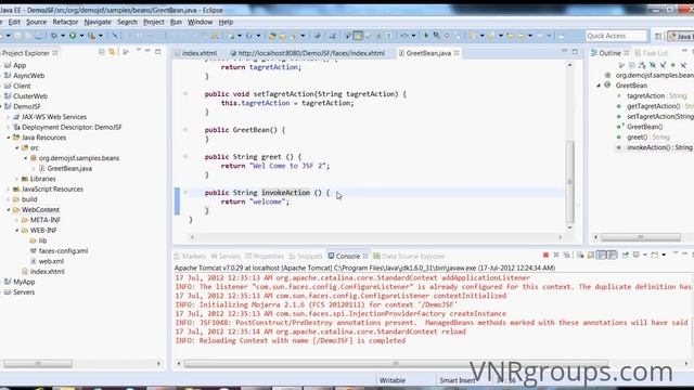JSF (JavaServer Faces) Tutorial For Beginners Part 2 смотреть онлайн