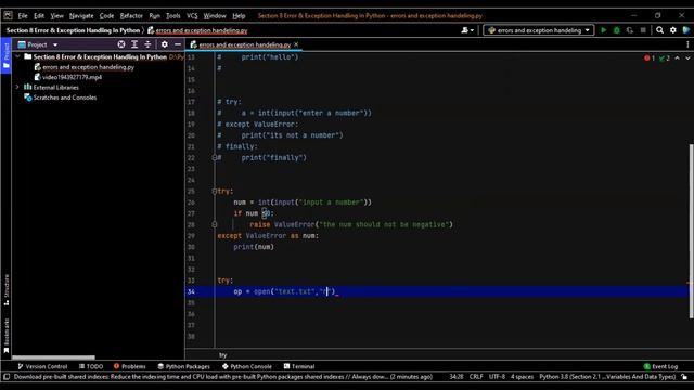 An in-depth understanding of error and exception handling in Python - 2 смотреть онлайн