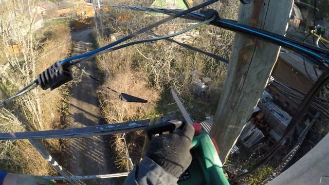 Строительство воздушной линии смотреть онлайн