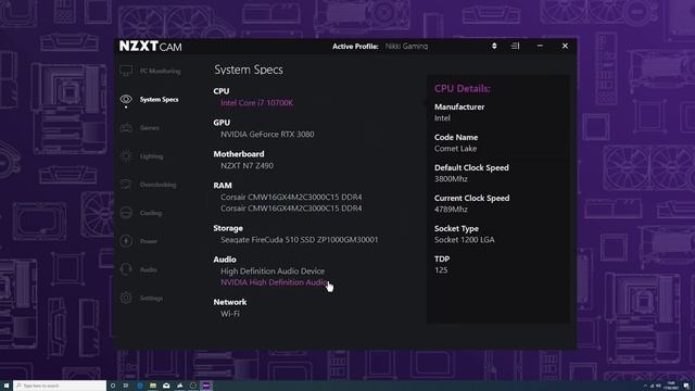 NZXT CAM - Control Your PC Lighting, Cooling & Performance All In One App.