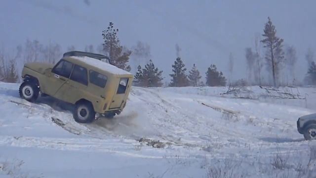 Зимняя покатушка. Накачать колесо с помощью бензина (Winter trip.) смотреть онлайн