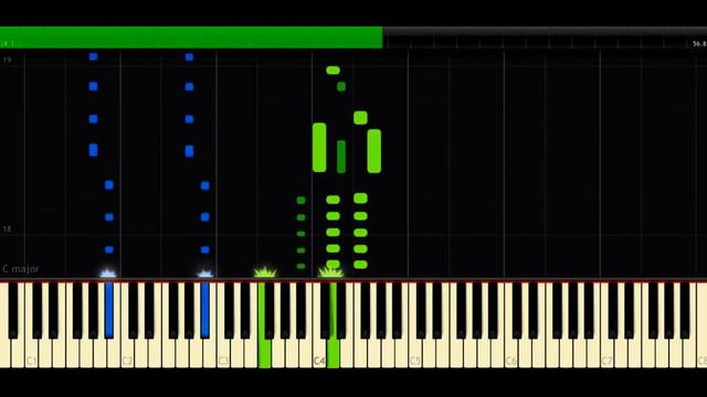 CHIP'N'DALE RESCUE RANGERS: THEME SONG |piano cover| Synthesia смотреть онлайн