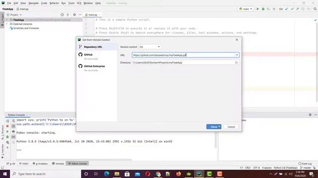 How to import GitHub projects into Pycharm? смотреть онлайн