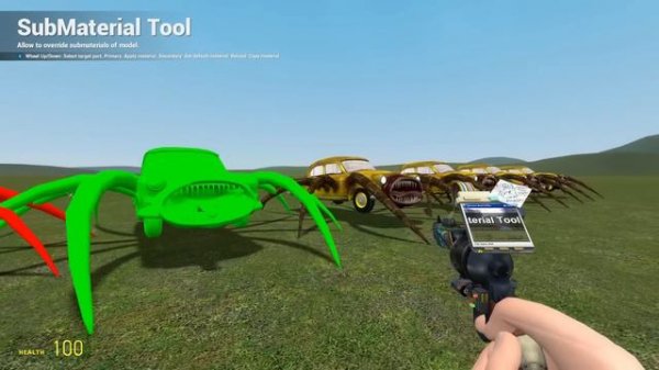 ALL COLORS BUS EATER, TRAIN EATER, CAR EATER, CHOO CHOO CHARLES in Garry's Mod!