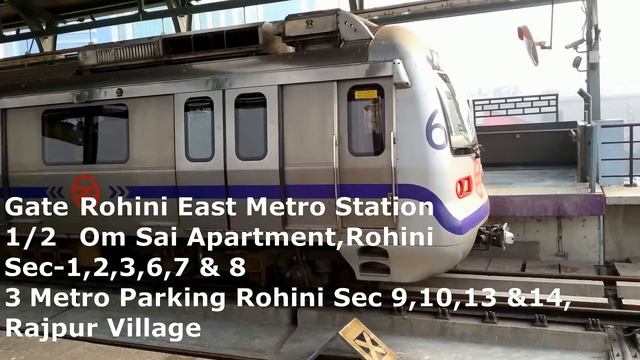 Rohini East Metro Station(Red Line) - Parking, Platforms, Exit Gates| Rajiv Chowk to Rohini East смотреть онлайн