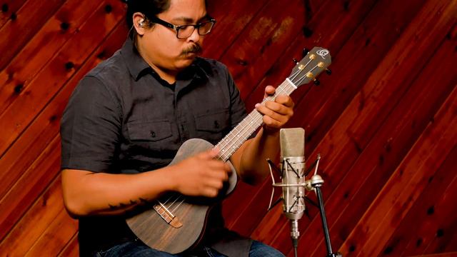 Timber Tenor Ukulele by Ortega Guitars - Ebony Top - RUEB-TE смотреть онлайн