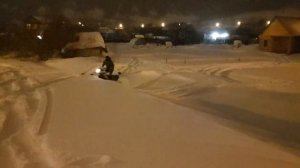 Стелс Капитан 150 Лонг по глубокому снегу часть 2