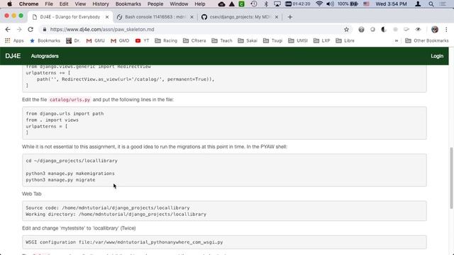 Skeleton Application from MDN Django Tutorial on PythonAnywhere смотреть онлайн