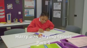 Go Getter 3 4.2 Grammar. Harry was playing tennis (pt.1)