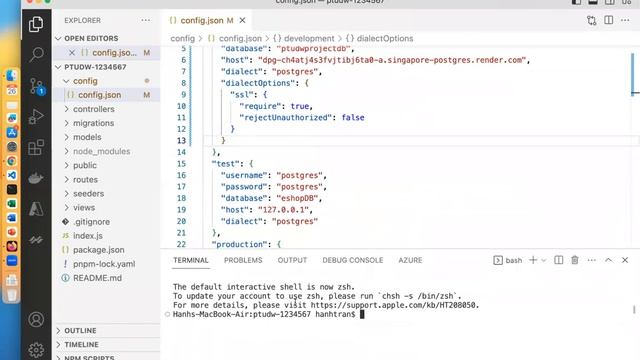 34 Triển khai ứng dụng web lên môi trường internet - Phần 2 - Render.com PostgreSQL смотреть онлайн