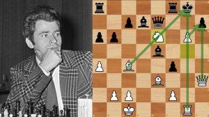 Одна из самых красивых партий Бориса Спасского! Разгром в 23 хода