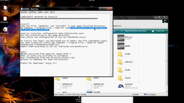 kako instalirat auto u NFS UNDERGROUND 2 смотреть онлайн