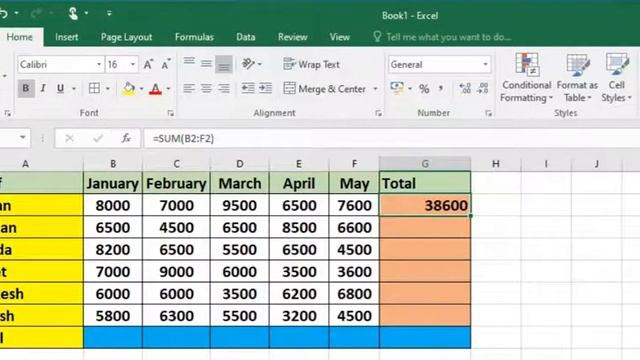 Excel 126 - Autosum in Excel to Add Column and Rows in Excel смотреть онлайн