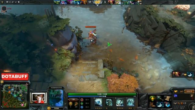 Dota 2 Purge plays Tidehunter mid смотреть онлайн