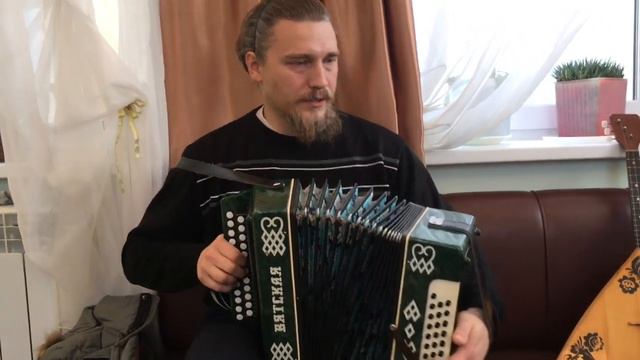 Пермская Улошная. Урок игры на гармони.