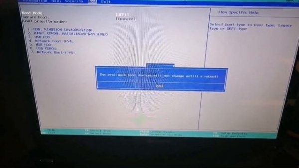 [SOLVED] Default Boot Device Missing or Boot Failed. [Packard bell Acer Lenovo]