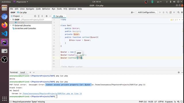 Creating classes, properties, methods OOP in PHP | Part 1 смотреть онлайн