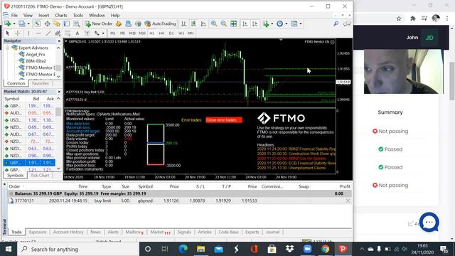 ForexFire FTMO Challenge Day 2 Bankers Strategy #forexfire #ftmochallenge смотреть онлайн
