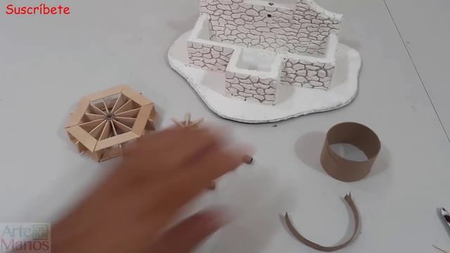 ?Cómo Hacer una NORIA o MOLINO de AGUA para Belenes en Cartón смотреть онлайн