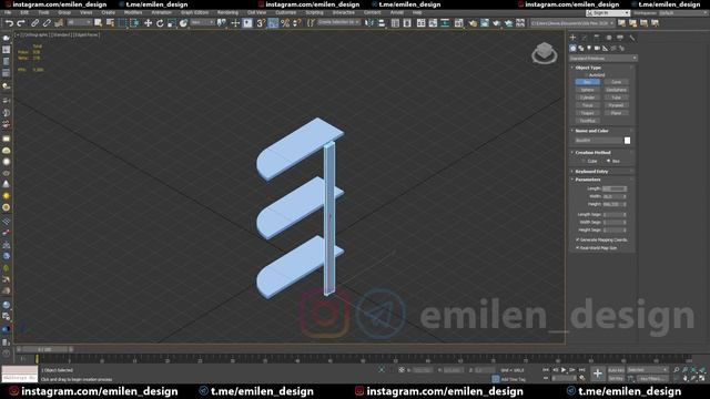 12 Основы 3ds Max: Привязка объектов в 3D Max на примере современной кухни