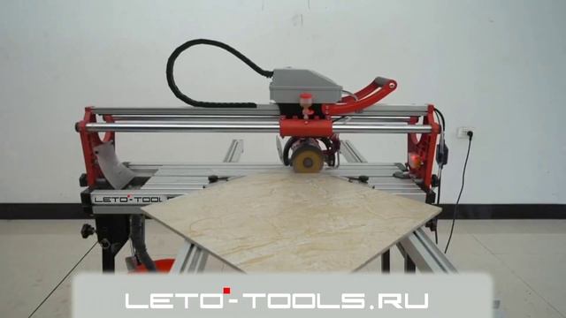 Демонстрация работы плиткроеза - станок LETO смотреть онлайн