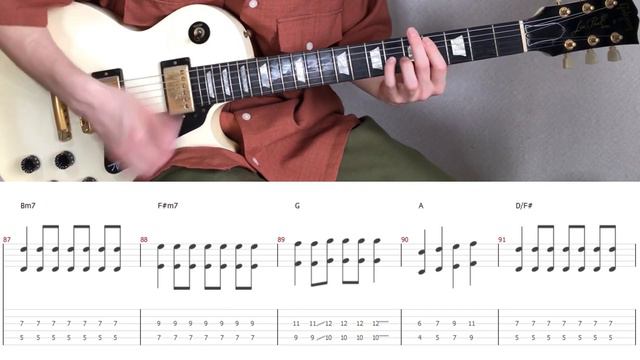 NARUTO OP - Silhouette (guitar cover with tabs & chords) смотреть онлайн