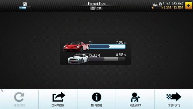 CSR Racing Ferrari Enzo 7.683 s 2016 смотреть онлайн