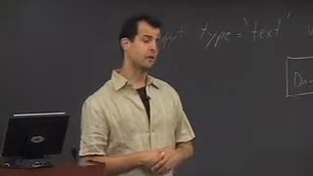 Lecture 2: PHP, Continued - CSCI E-75 Fall 2009 - Harvard Extension School смотреть онлайн