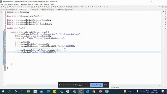 Interview question : How to scroll a page in Selenium смотреть онлайн