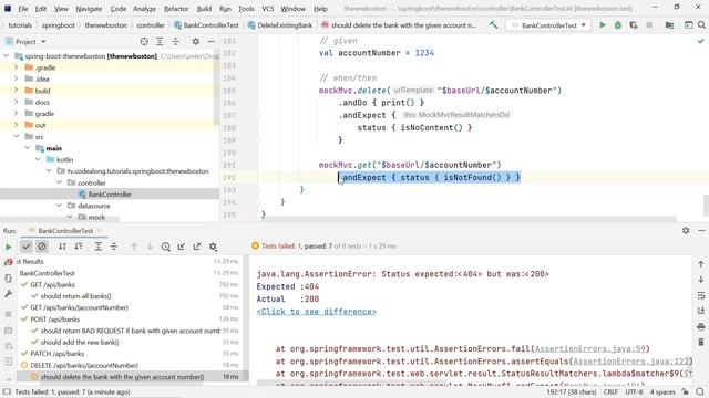 Spring Boot with Kotlin & JUnit 5 - Tutorial 11 - DELETE Endpoint смотреть онлайн
