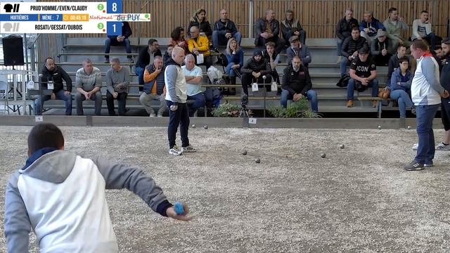 8e PRUD'HOMME vs ROSATI : National du Puy pétanque - Mars 2022 смотреть онлайн