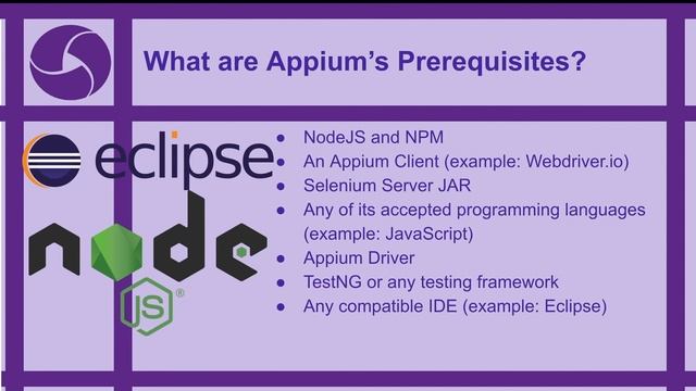 What are the Appium's Prerequisites? | Appium Interview Q&A | Under 60 Seconds смотреть онлайн