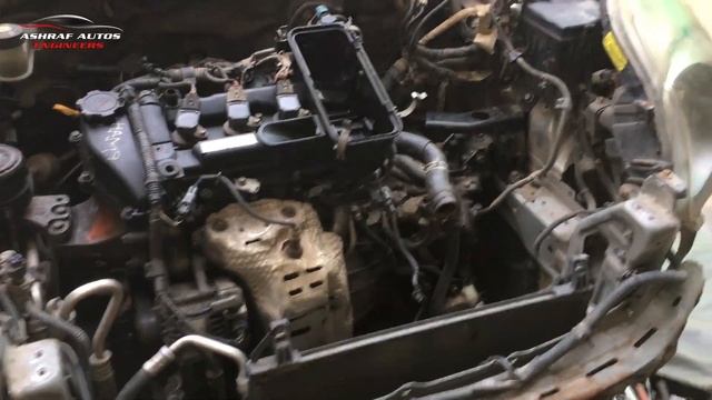 Toyota Vitz Engine Blown | Engine Heat up смотреть онлайн