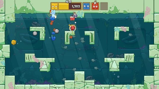 Toto Temple Deluxe Gameplay #1 : GOATS! | 3 Player смотреть онлайн