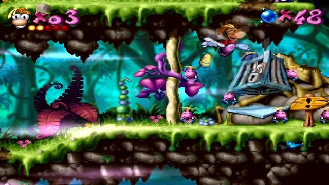 МОЯ ПЕРВАЯ ИГРА - RAYMAN - (Знакомство с игрой) смотреть онлайн