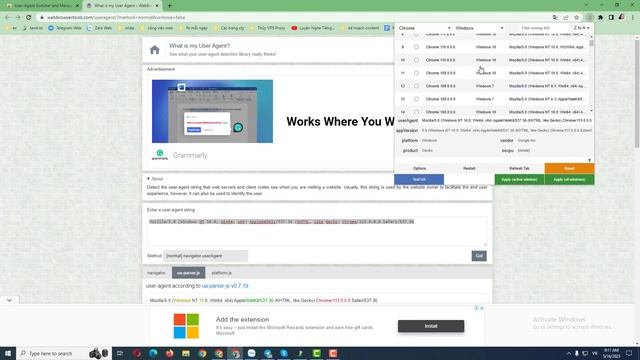 Hướng dẫn sử dụng User Agent trên trình duyệt Chrome смотреть онлайн