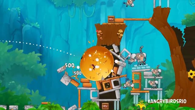 Angry Birds Rio: Timber Tumble (Android | iOS) • trailer HD | yourapps.info смотреть онлайн