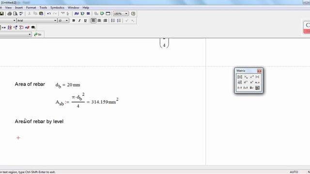 Mathcad-Column Design using Interaction Diagram 01/02 смотреть онлайн