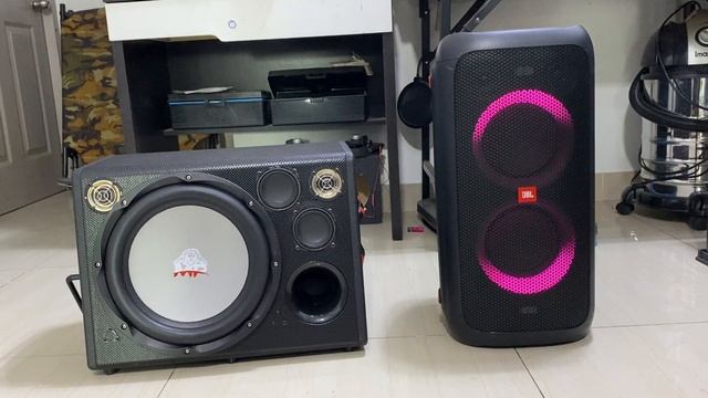 DIY ลำโพงซับรถยนต์ vs JBL party box 100 смотреть онлайн
