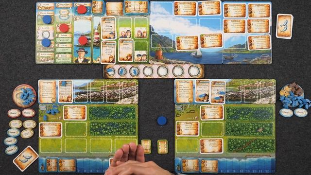 Nusfjord - Playthrough & Review (Uwe Rosenberg Series) смотреть онлайн