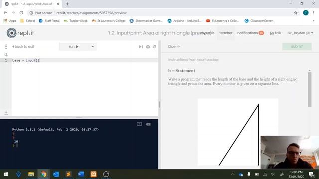 Repl.it Assignment 1.2 смотреть онлайн