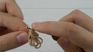 Вяжем вытянутые петли крючком, простой способ