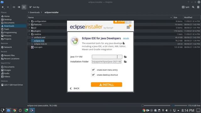 Eclipse Installation on Linux | Kubuntu | GUI installation смотреть онлайн