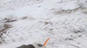 Разметка под свайно-винтовой фундамент, которому зима не помеха.